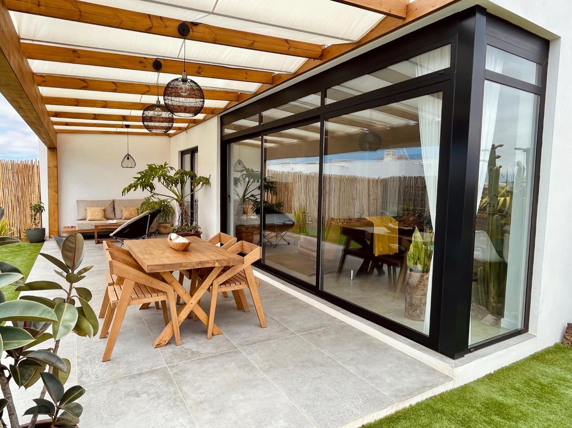 Bungalow + Piscina Independiente La Oliva Exteriér fotografie
